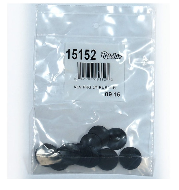 3/4-inch Valve Rubber Package 15152