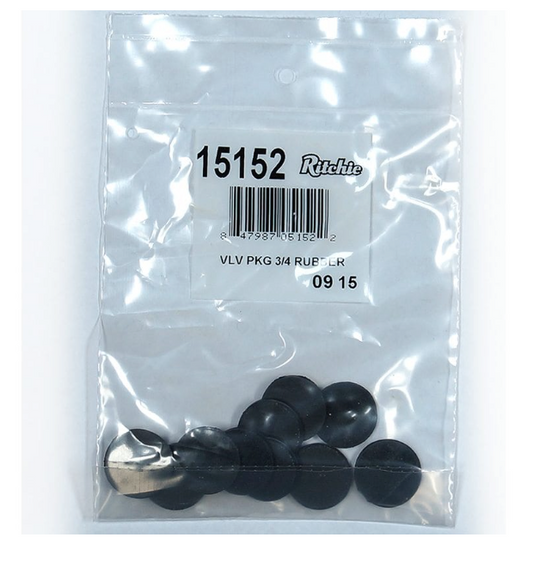 3/4-inch Valve Rubber Package 15152