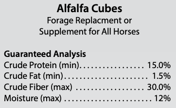 Alfalfa Hay Cubes